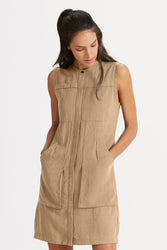 Flaxible Sleeveless Dress 1.0 - Linen