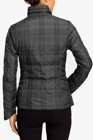 Plaid Down Blazer   Caviar Plaid