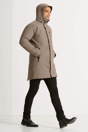 Copenhagen Down Trench Coat   Dark Khaki
