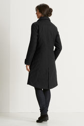 Prato Wool Down Trench - Caviar Heather