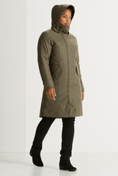 Prato Wool Down Trench - Surplus Heather