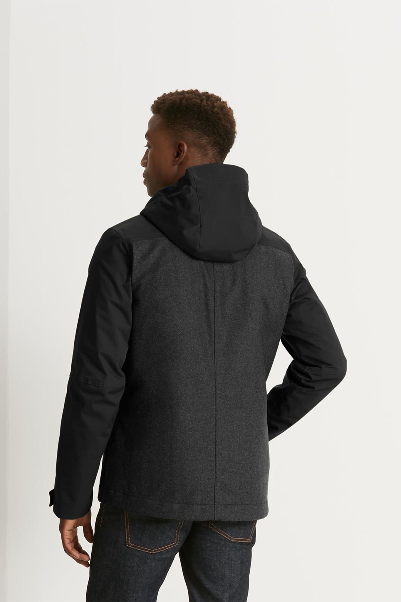 Prato Wool Synfill Jacket - Caviar Heather