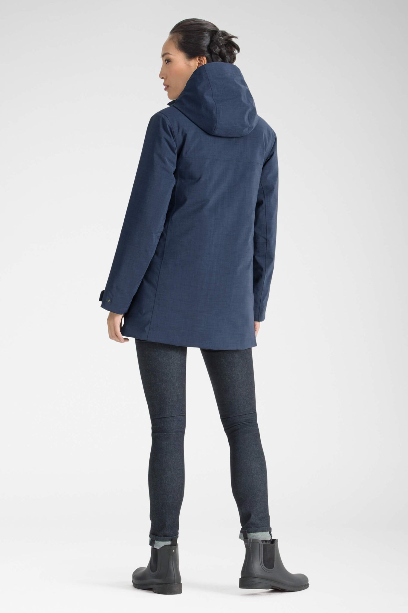 women's hooded waterproof reykjavik insulated jacket - navy