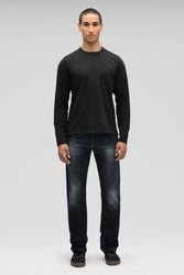 Hyperspacer Long Sleeve Crew - Caviar