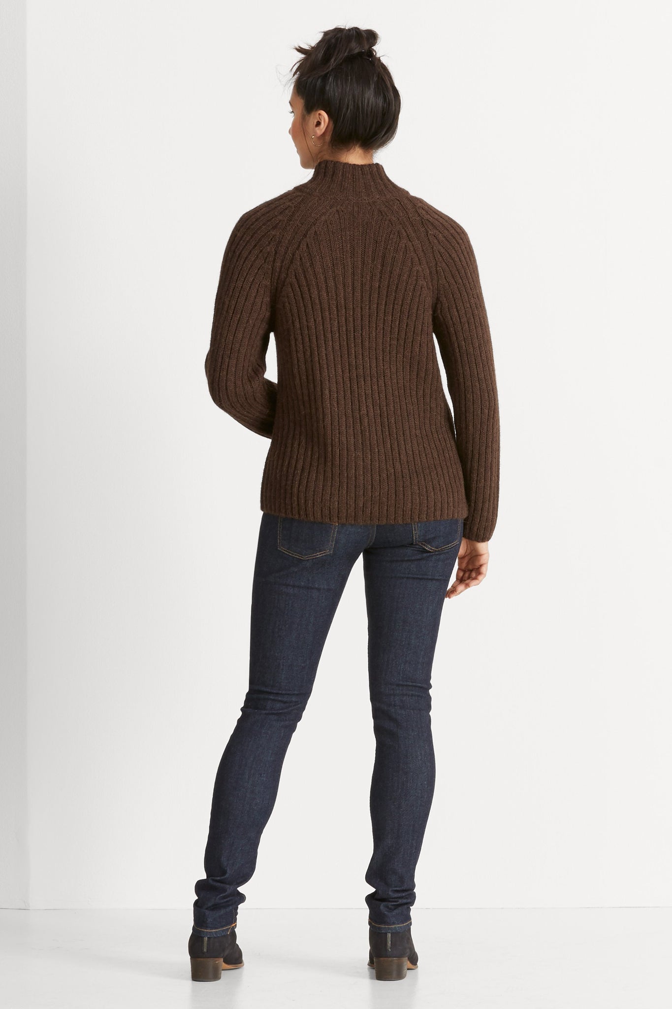 Nazca Alpaca Sweater - Roast Heather