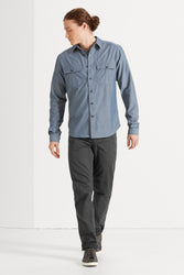 Twisted Button Down Shirt - Space