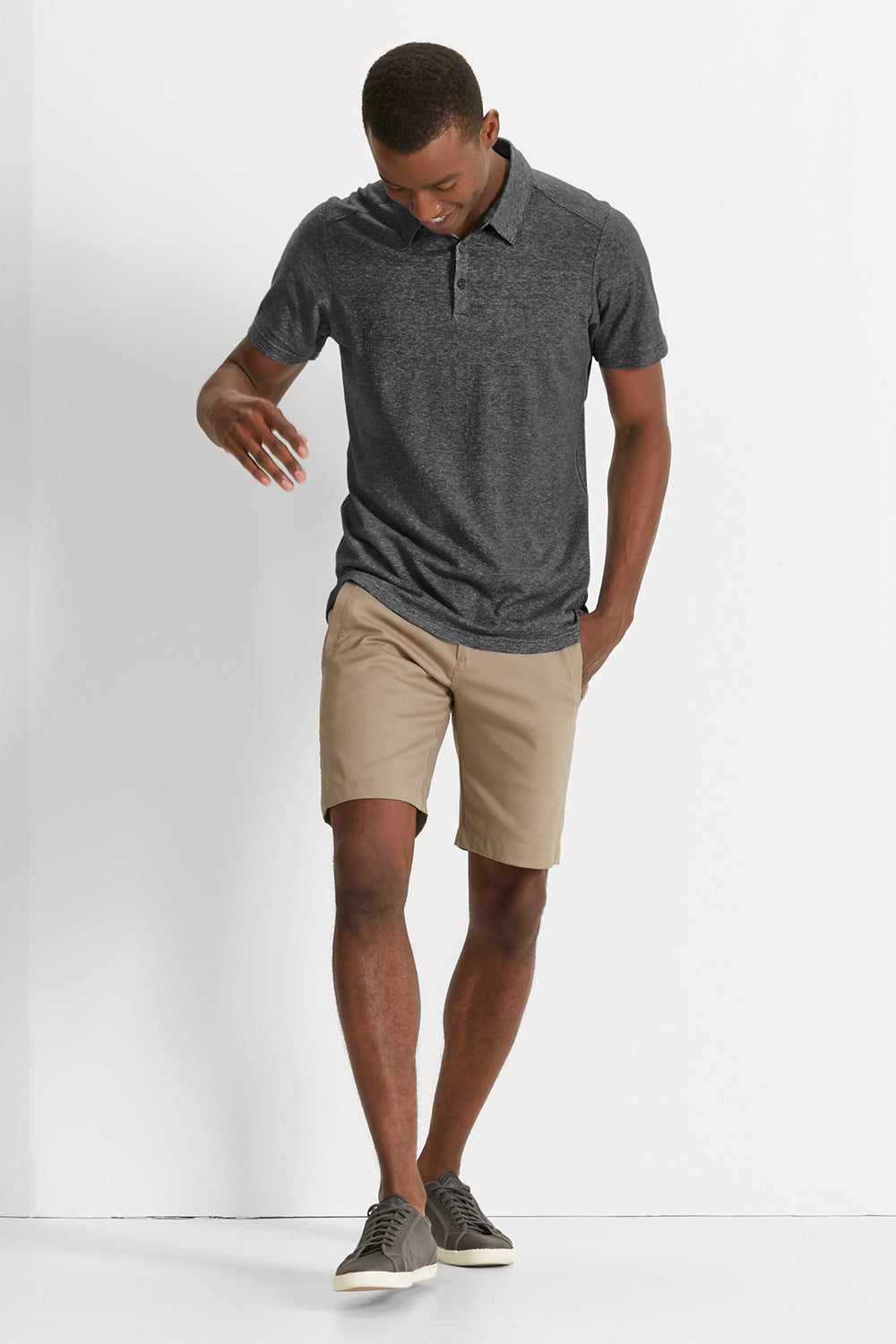 Original Short Sleeve Kanab Polo - Caviar Heather