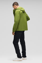 men's sequenchshell hooded waterproof jacket - cedar