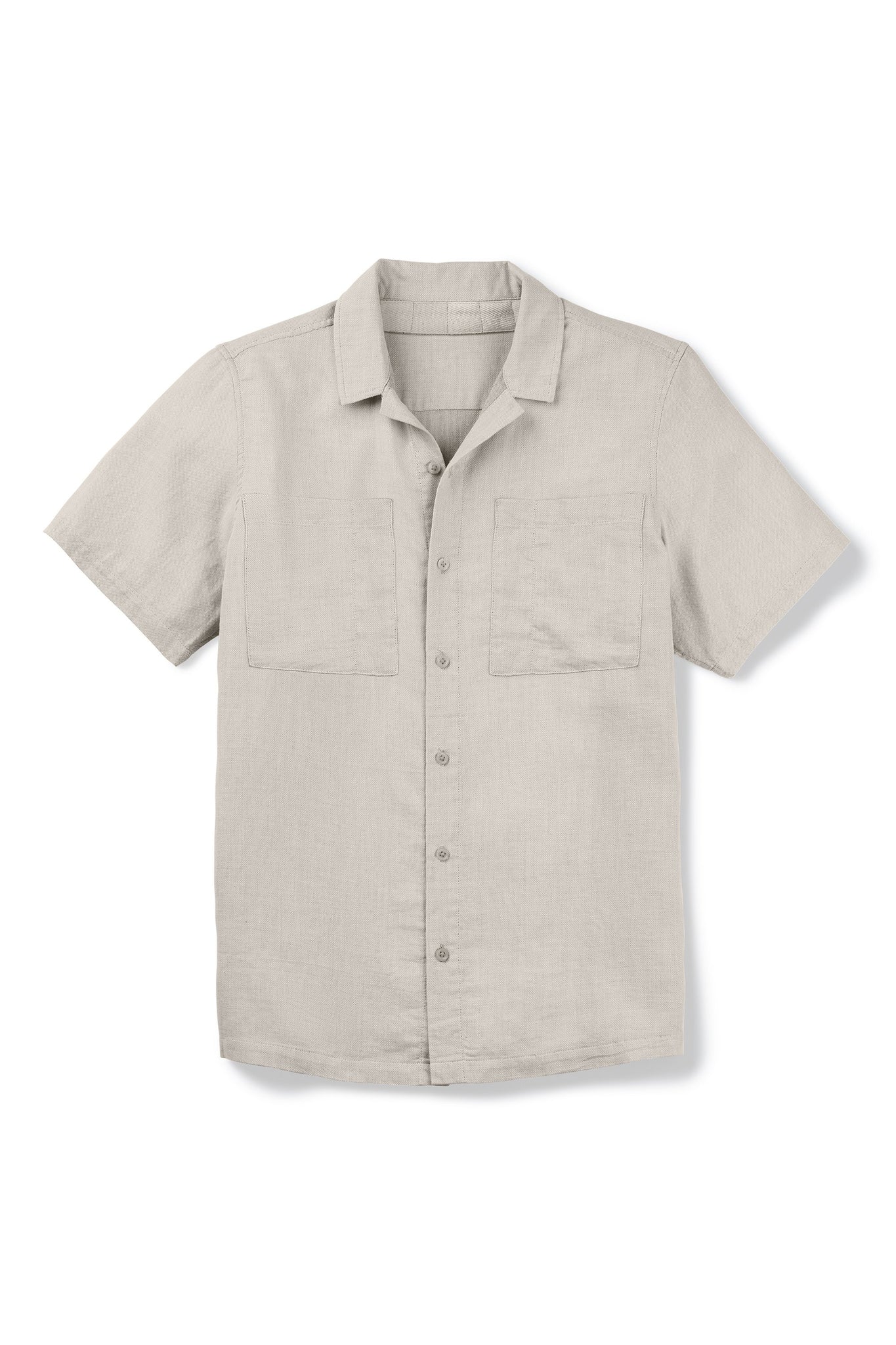 men's aere short sleeve button up shirt - zinc check