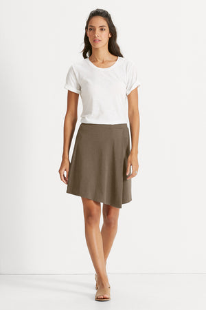 Astir Pleat Skirt   Sable