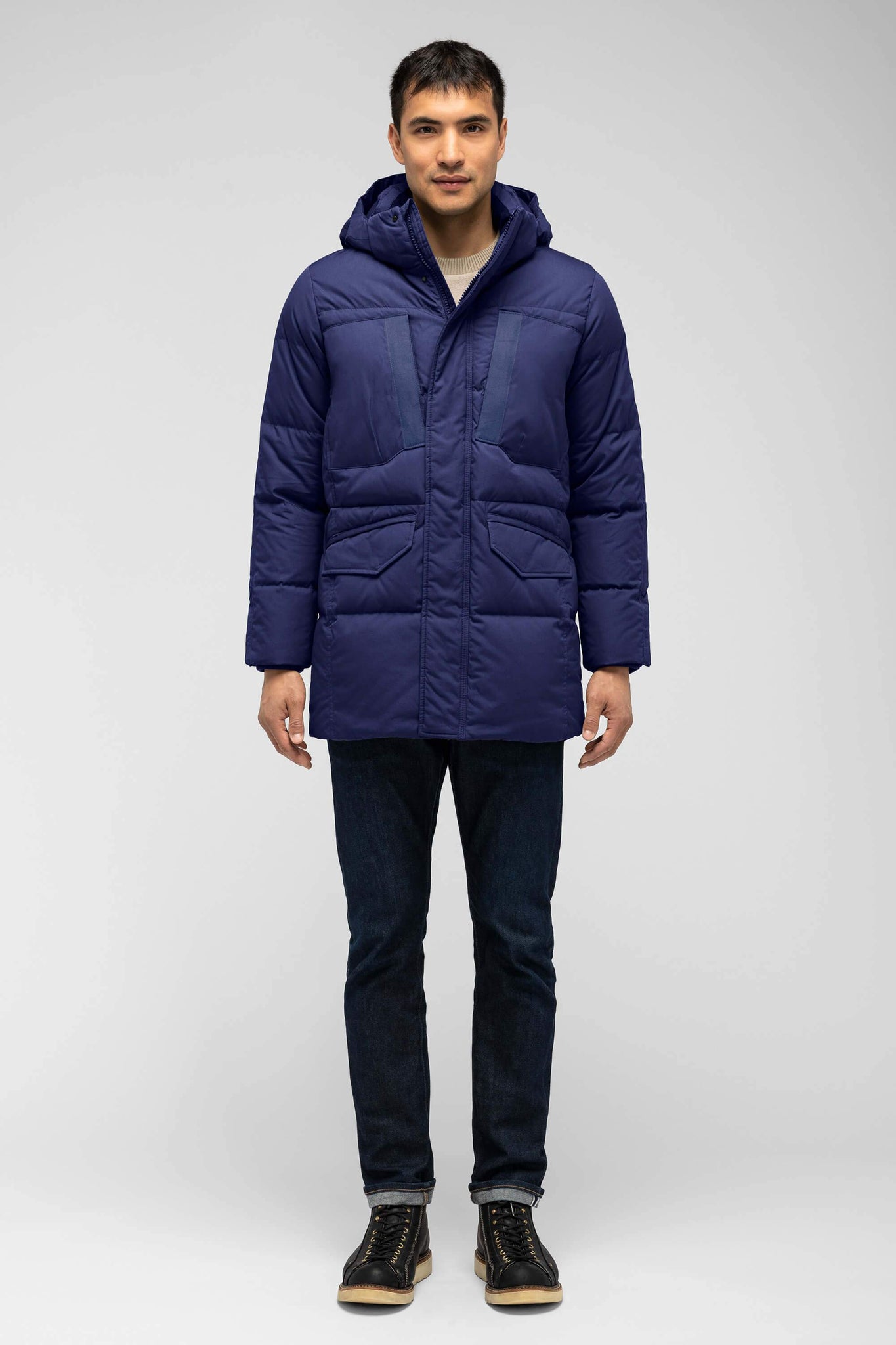 men's waxen down jacket - astro