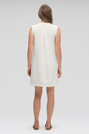 women's flaxible sleeveless shift dress   vapor