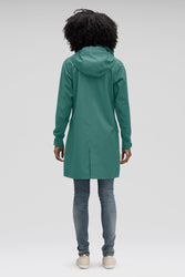 women's sequenchshell waterproof trench coat - mallard