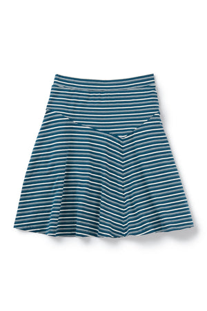 astir swing knit a line skirt   lagoon stripe