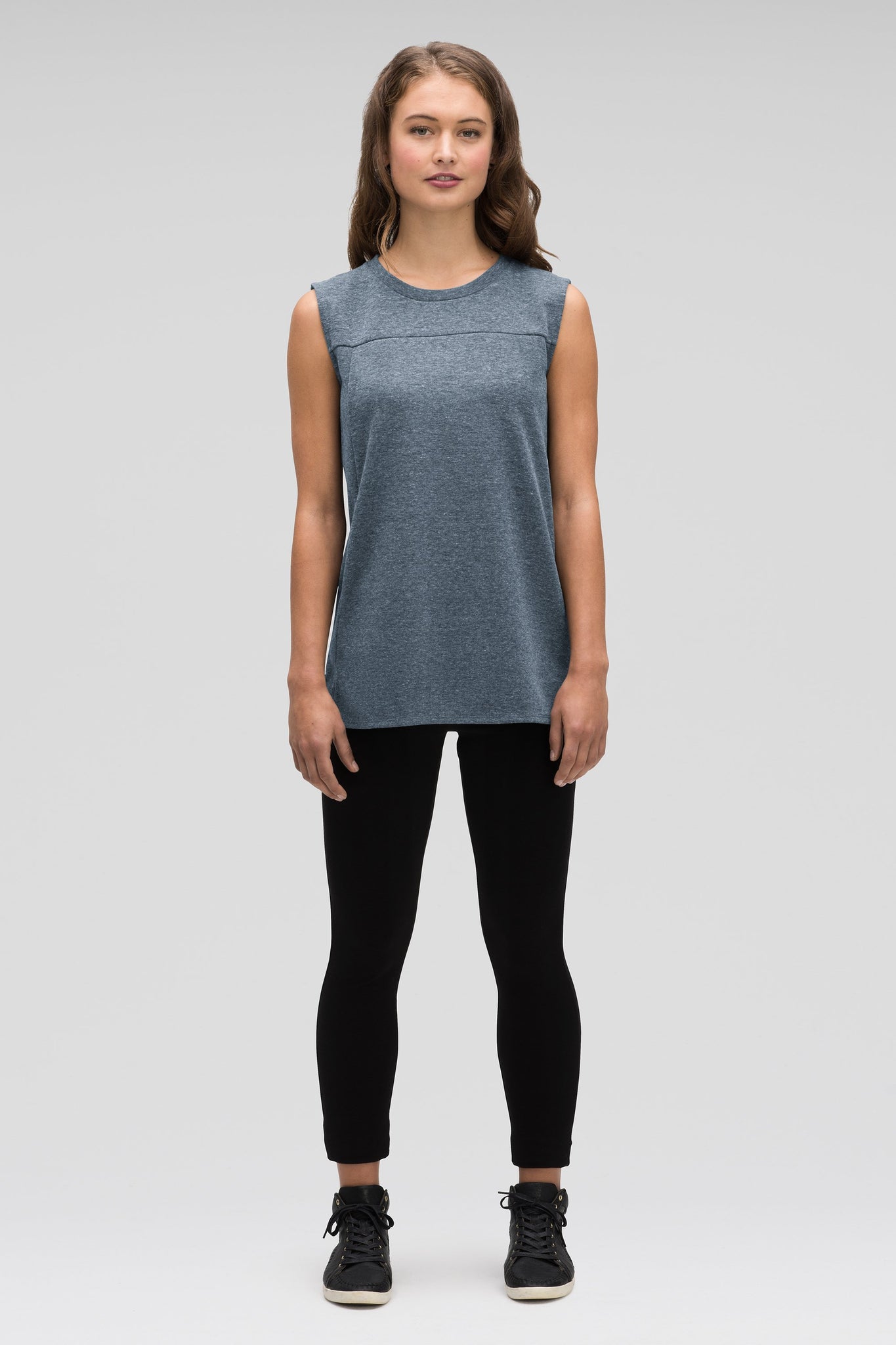 women's hyperspacer tank top - lagoon heather