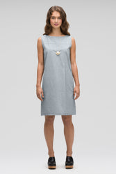women's bloq sleeveless shift dress - lagoon