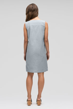 women's bloq sleeveless shift dress   lagoon