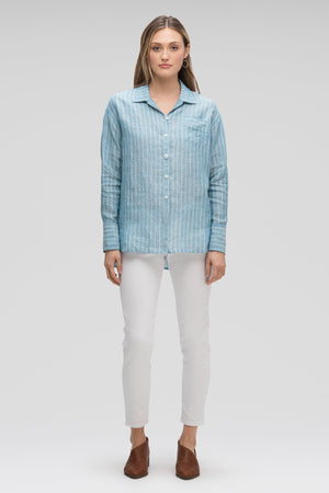Dardariel Shirt   Light Blue Stripe