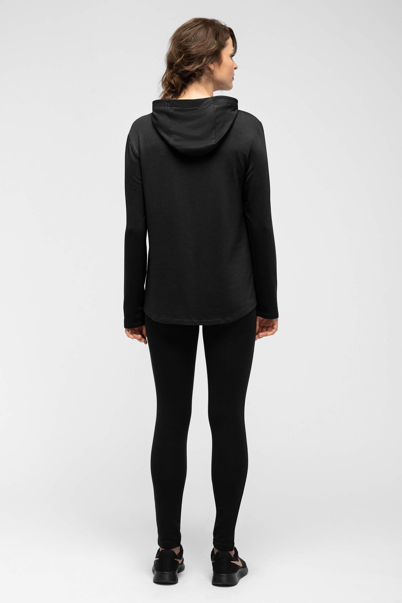 women's elementerry hoody - caviar