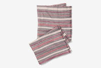 PRATO WOVEN SCARF-PLUM STRIPE-OS